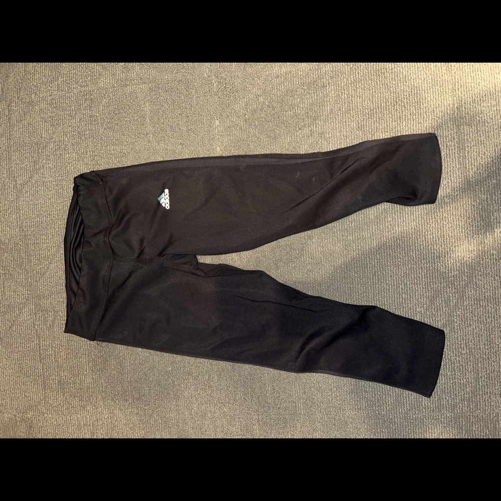 Black adidas workout leggings